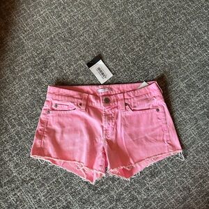7 For All Mankind Pink Denim Women's Shorts
